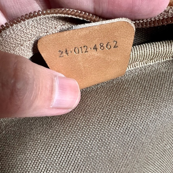 Gucci Authentic Vintage XL Micro GG Web Monogram Canvas Travel Bag w/ COA - Picture 6 of 14